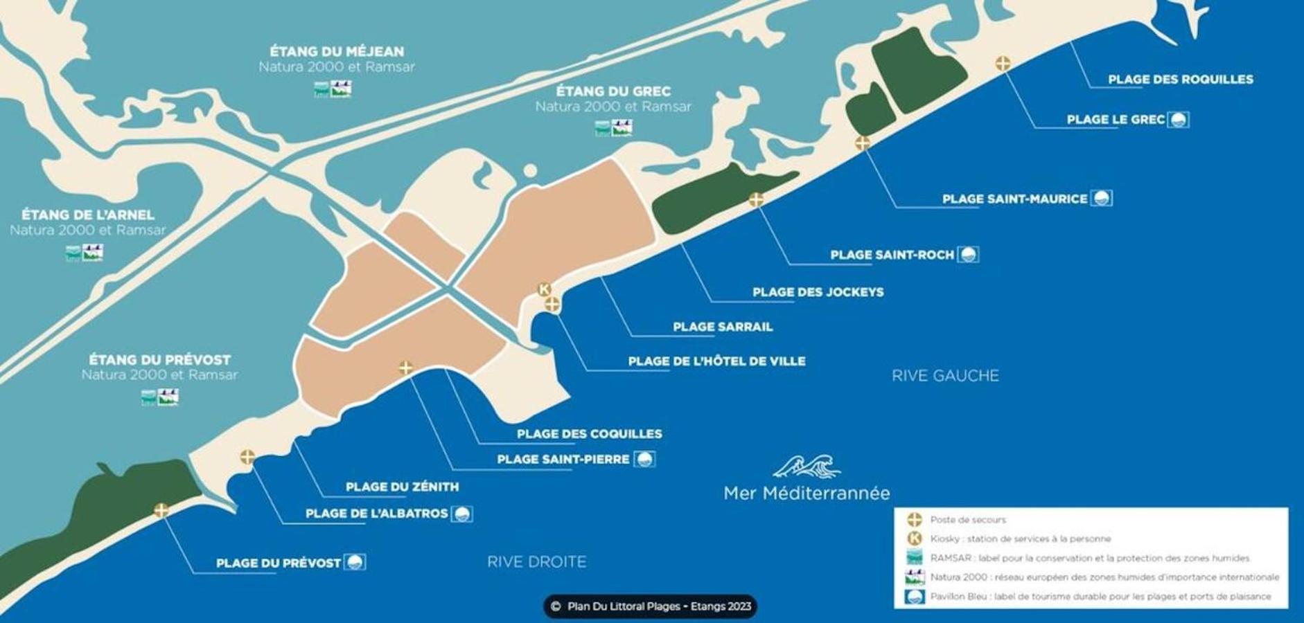 Les Sables De Palavas - T2 A 50M De La Plage - Clim, Wifi 외부 사진